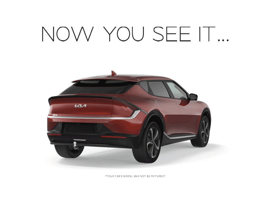 Kia EV6 with hidden Stealth hitch SHR63002 - now you see it, now you don't