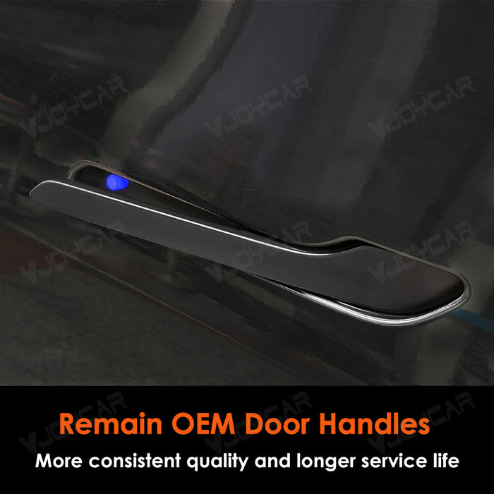 Wireless auto present door handles for Tesla Model 3 and Model Y