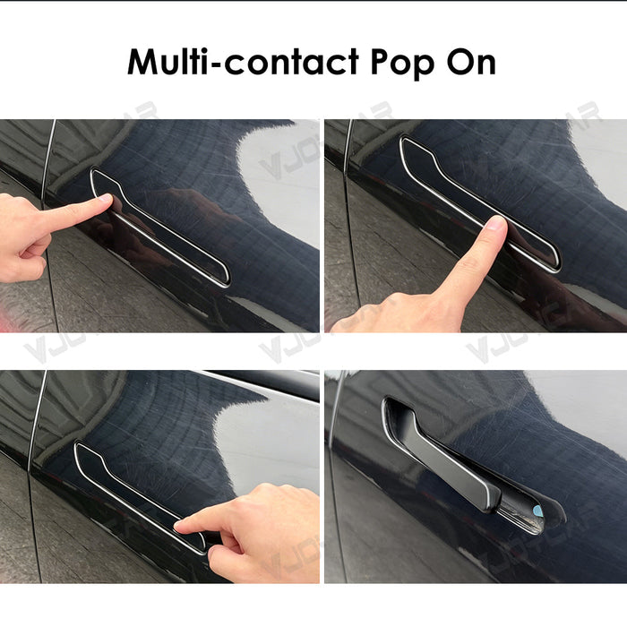 Wireless auto present door handles for Tesla Model 3 and Model Y