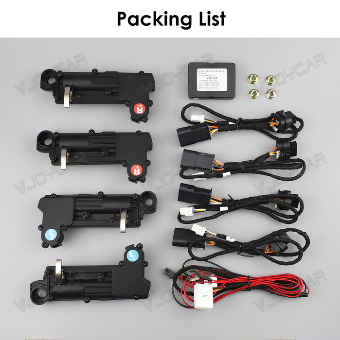 Wireless auto present door handles for Tesla Model 3 and Model Y