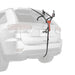 Ultra compact folding 1-bike trunk mount rack