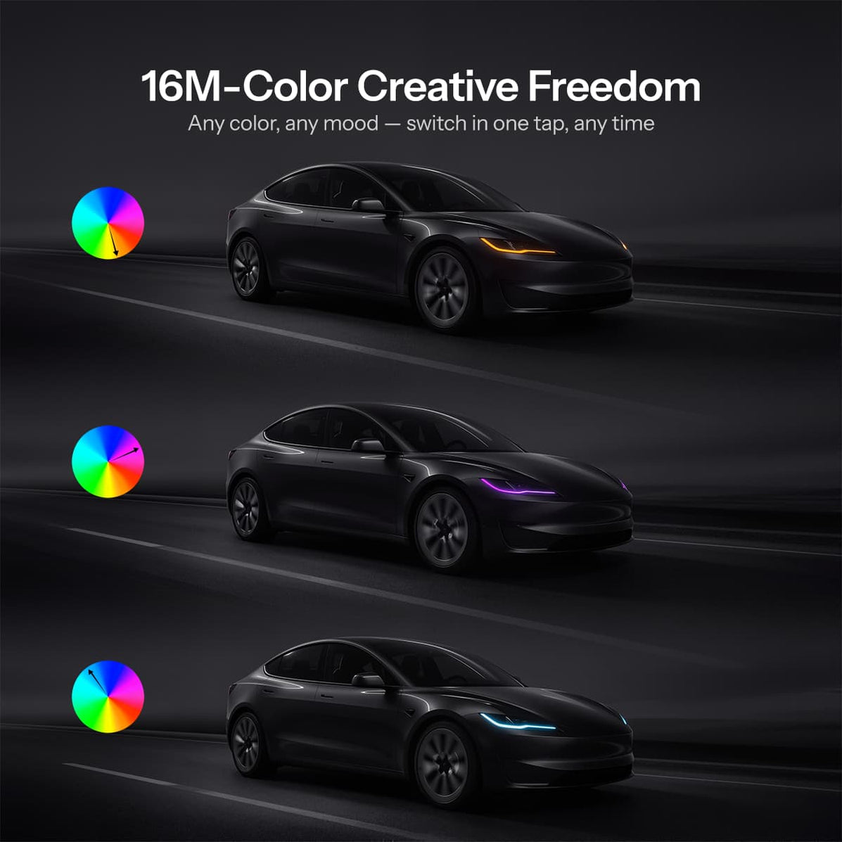 RGB LED Daytime Running Light Kit | App Control or OEM Ambient Sync ...
