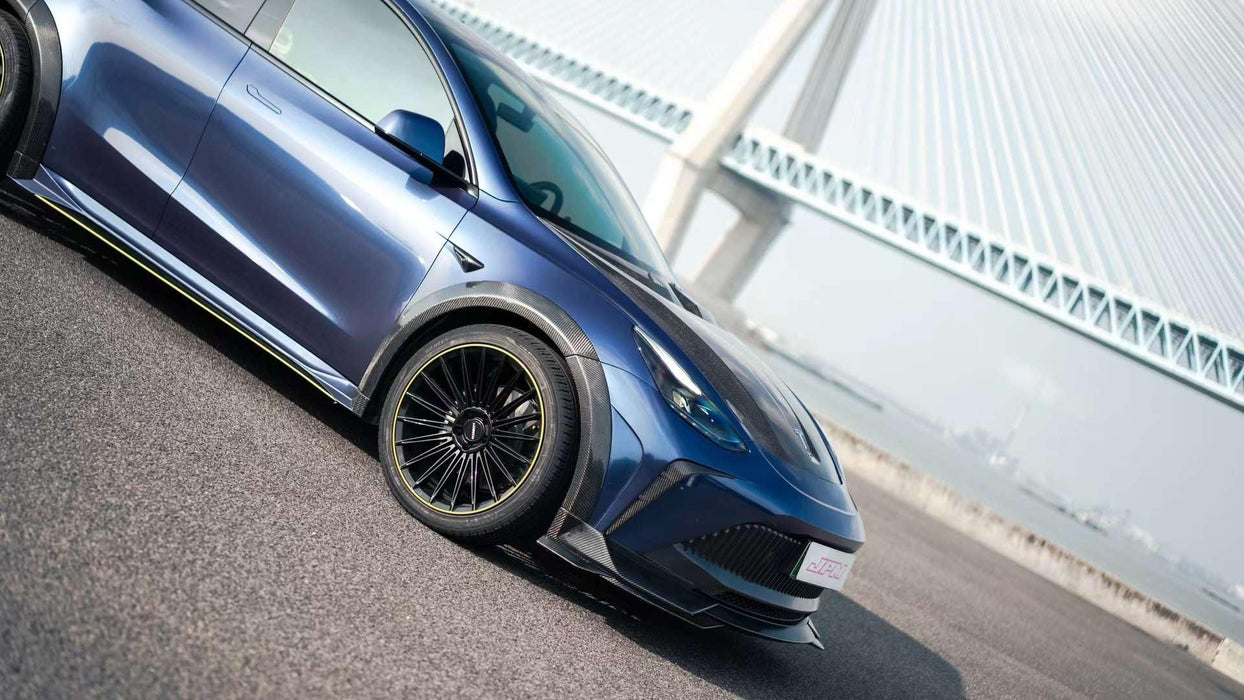 Robot Craftsman "STARSHIP" Widebody Wheel Arches for Tesla Model Y Performance AWD Carbon Fiber/FRP