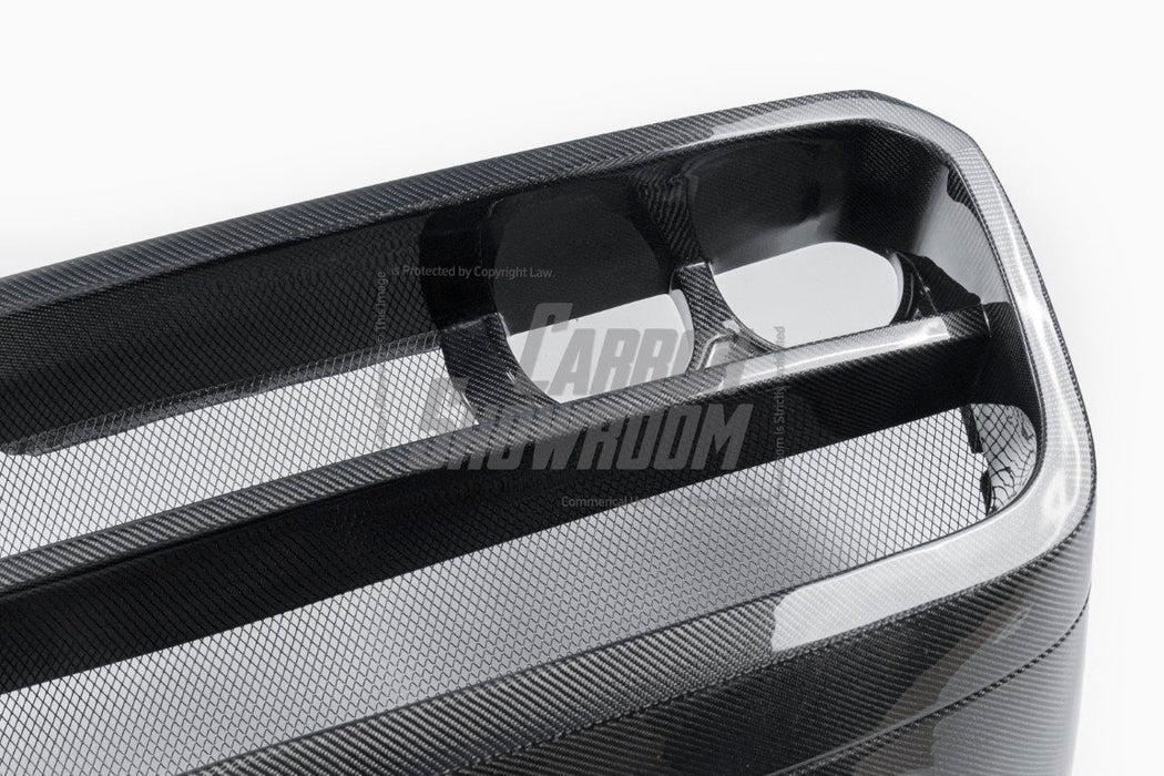 Robot Craftsman CHOPPER carbon fiber front bumper on Dodge Challenger Redeye