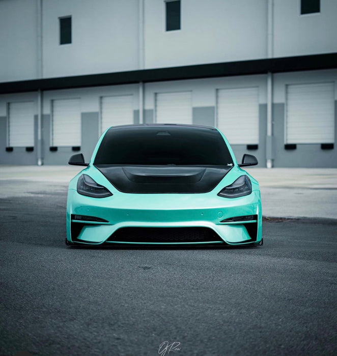 "Crypton"  Front Bumper & Front Lip For Tesla Model 3