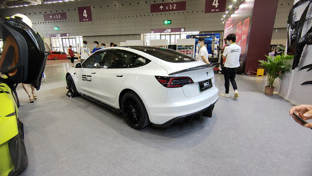 "Crypton" Carbon Fiber Full Body Kit For Tesla Model 3