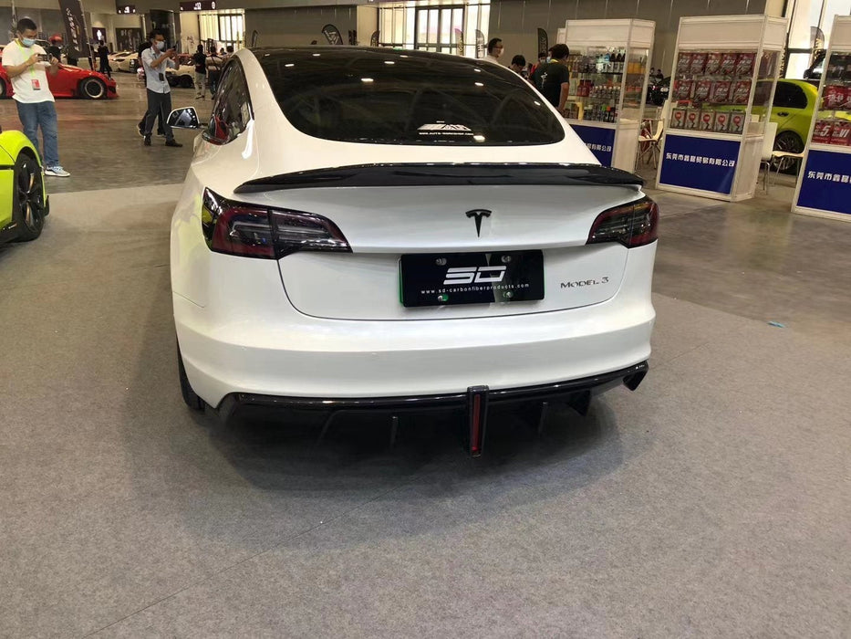 "Crypton" Carbon Fiber Full Body Kit For Tesla Model 3