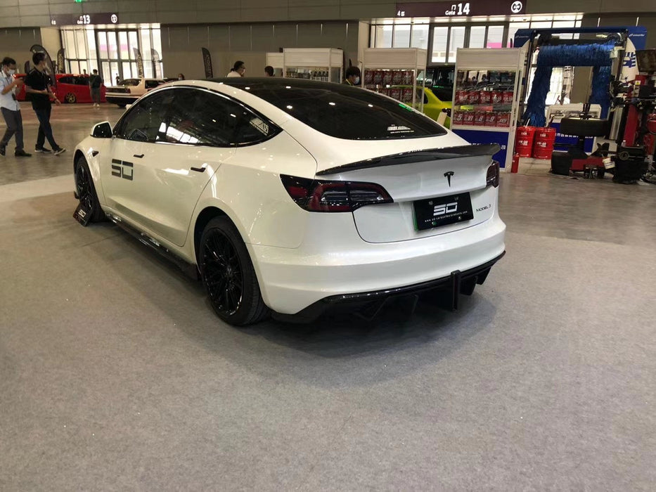 "Crypton" Carbon Fiber Full Body Kit For Tesla Model 3