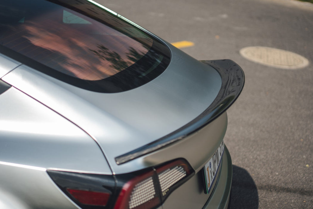 "Hacker"  Widebody V4 Ducktail Spoiler For Tesla Model 3