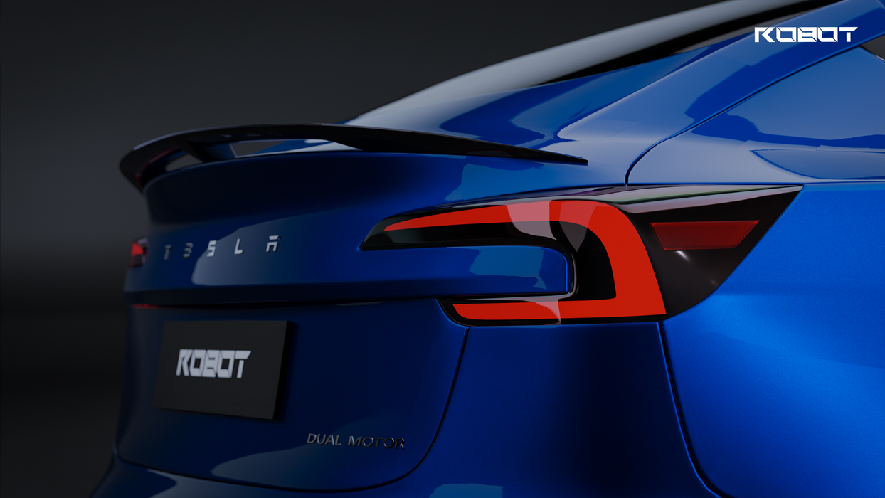 "Hidrogai" Ducktail Rear Spoiler for Tesla Model 3 2024-ON