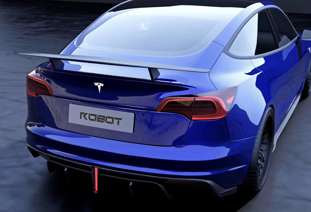 "Crypton" Rear Spoiler Wing For Tesla Model 3