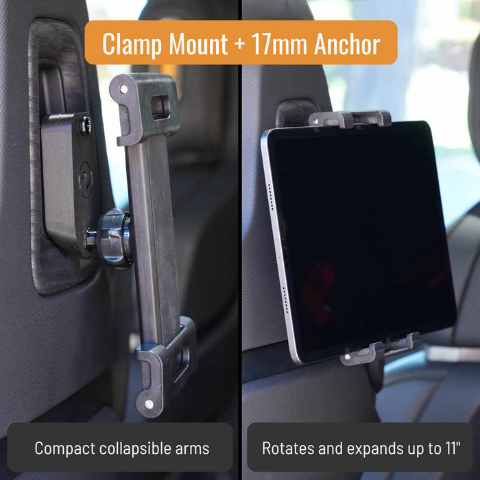 Back Seat Tablet/Phone Mount Anchor for Rivian R1T, R1S, and R2
