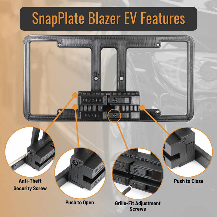 Chevy Blazer EV SnapPlate Front License Plate Bracket