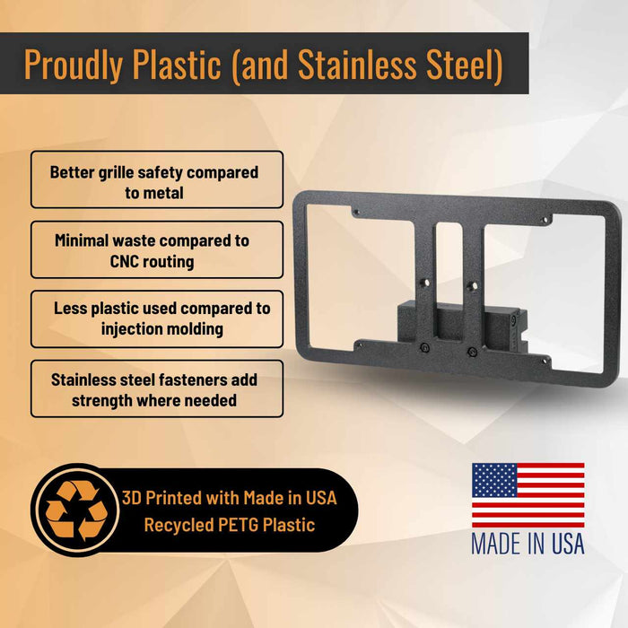 Chevy Blazer EV SnapPlate Front License Plate Bracket