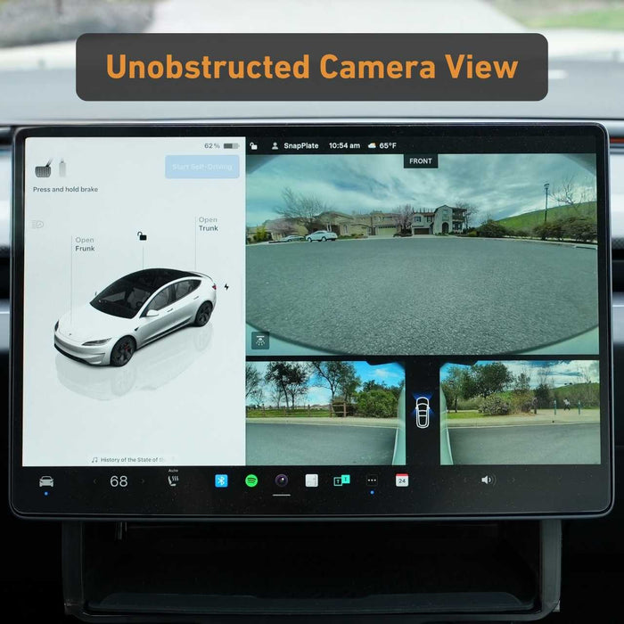 Tesla Model 3 SnapPlate Front License Plate Holder
