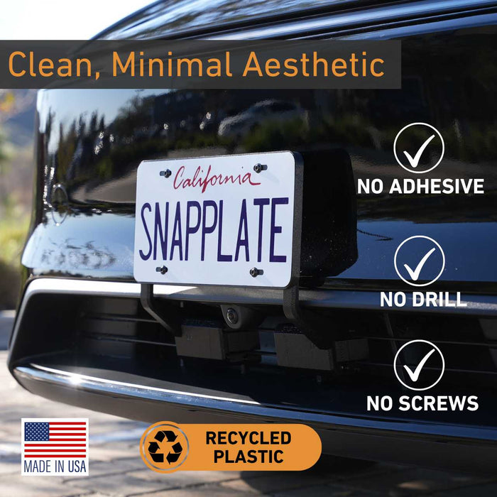 Tesla Model Y SnapPlate Front License Plate Holder
