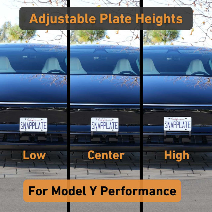 Tesla Model Y SnapPlate Front License Plate Holder