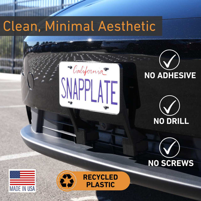 Tesla Model Y SnapPlate Front License Plate Holder