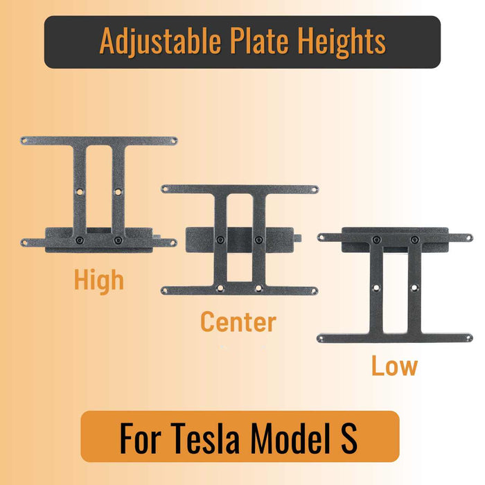 Tesla Model S SnapPlate Front License Plate Holder