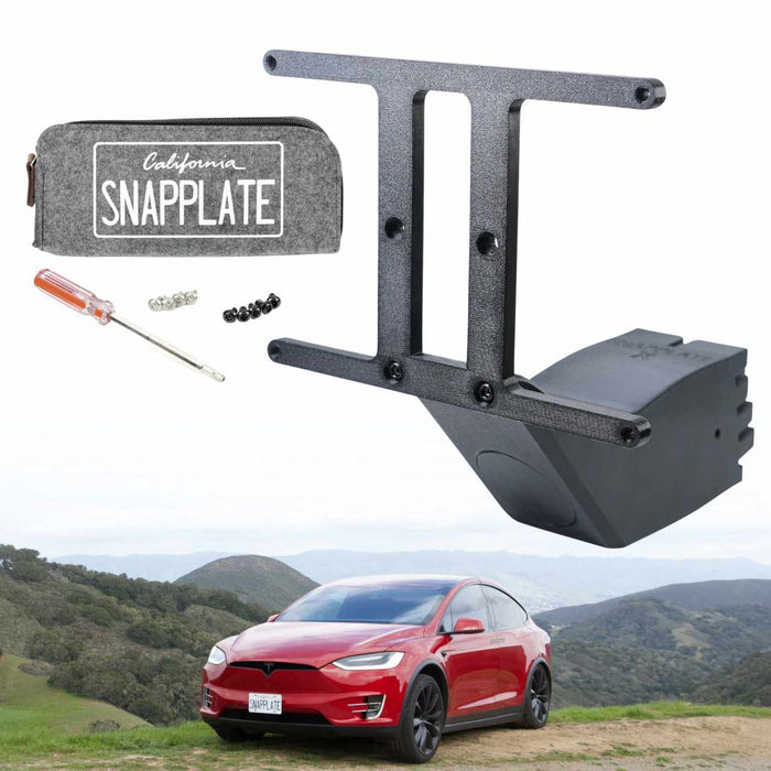 Tesla Model X SnapPlate Front License Plate Holder