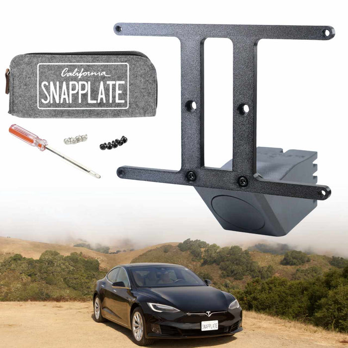 Tesla Model S SnapPlate Front License Plate Holder
