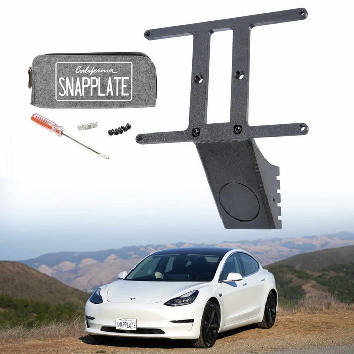 Tesla Model 3 SnapPlate Front License Plate Holder