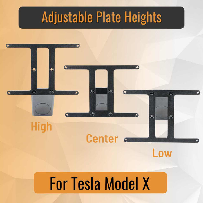 Tesla Model X SnapPlate Front License Plate Holder