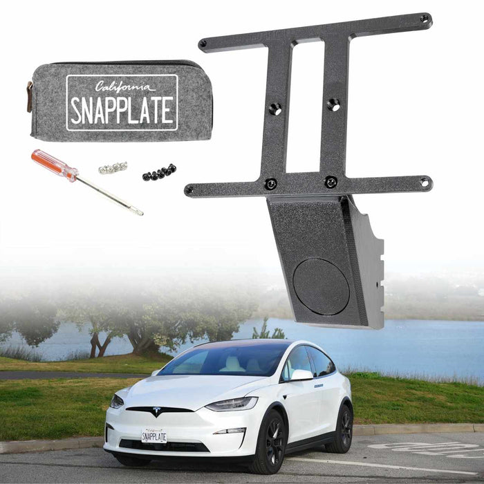Tesla Model X SnapPlate Front License Plate Holder