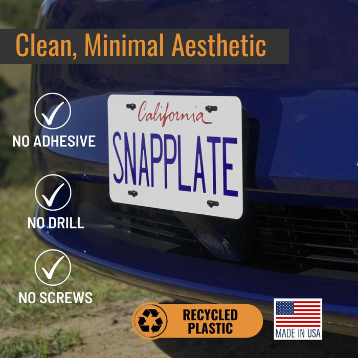 Tesla Model Y SnapPlate Front License Plate Holder