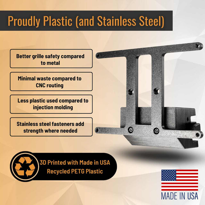 Toyota bZ4X SnapPlate No-Drill Front License Plate Holder