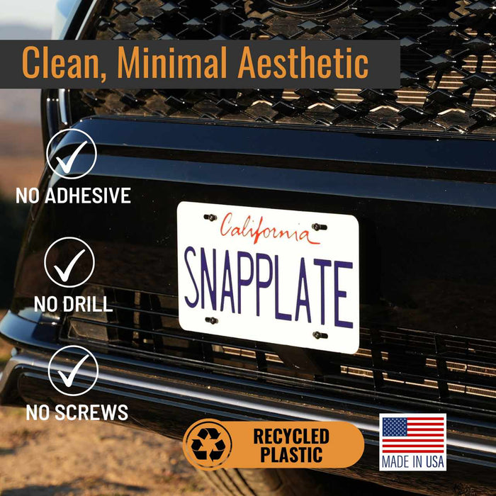 Toyota RAV4 No-Drill SnapPlate+ Front License Plate Bracket