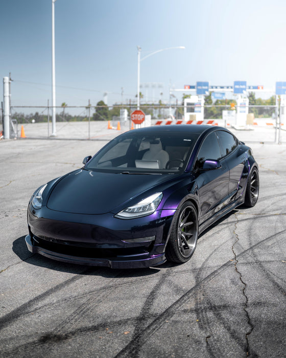 Tesla Model 3 widebody kit fender flares