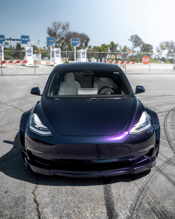 Tesla Model 3 widebody kit rear diffuser