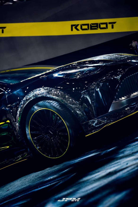 Robot Craftsman "STARSHIP" Widebody Wheel Arches for Tesla Model Y Performance AWD Carbon Fiber/FRP