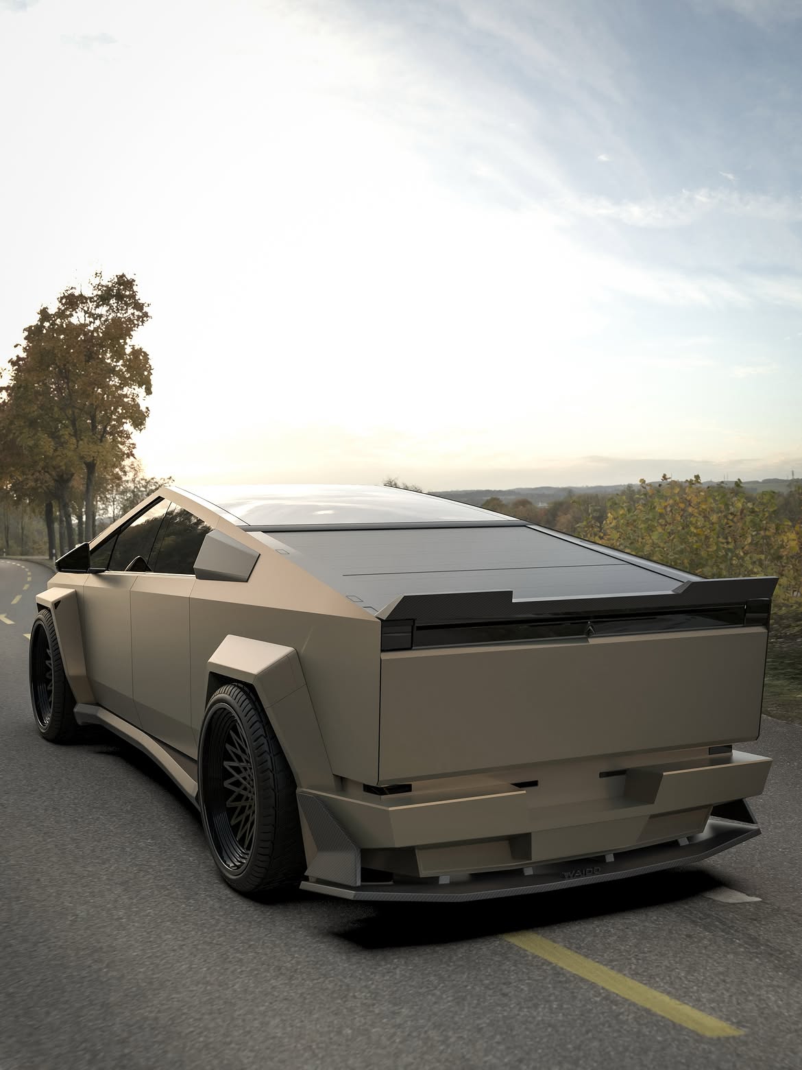 Tesla Cybertruck 2.0 Widebody Kit by Waido x EV Bandit