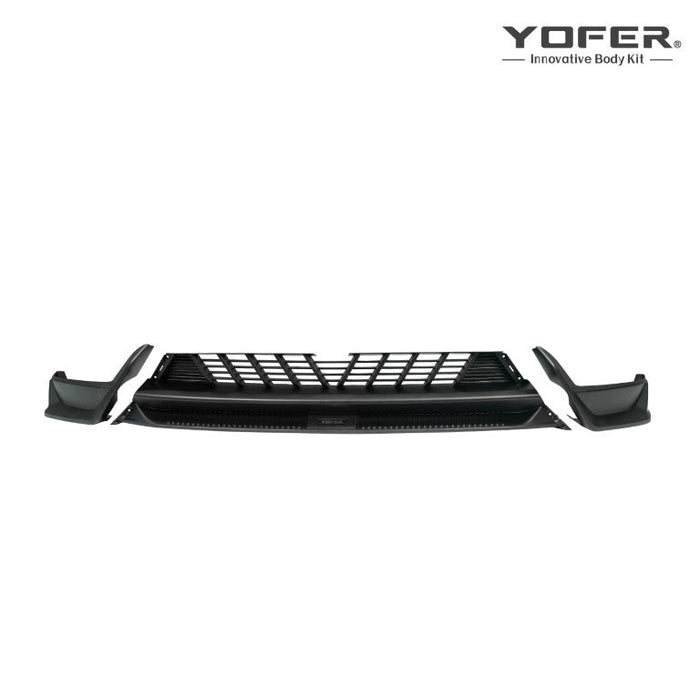 Borde frontal Yofer USA Loong Flames Pro para Tesla Model Y Juniper 2026-ON PP Polipropileno