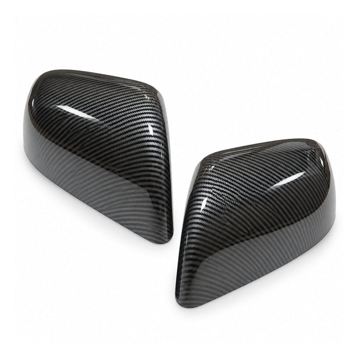 ABS Mirror Covers for Model 3/Y | 4 Finishes | 3M Tape | Scratch Protection | 3 Versions