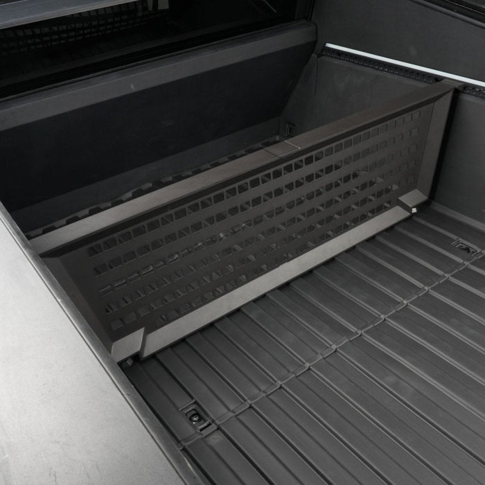 Adjustable Vault Cargo Divider Compatible with Bed Mat For  Cybertruck