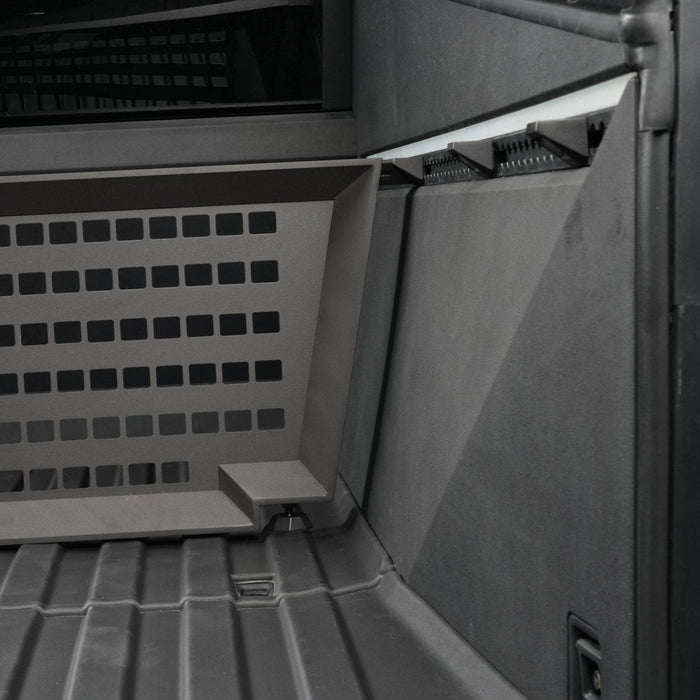 Adjustable Vault Cargo Divider Compatible with Bed Mat For  Cybertruck
