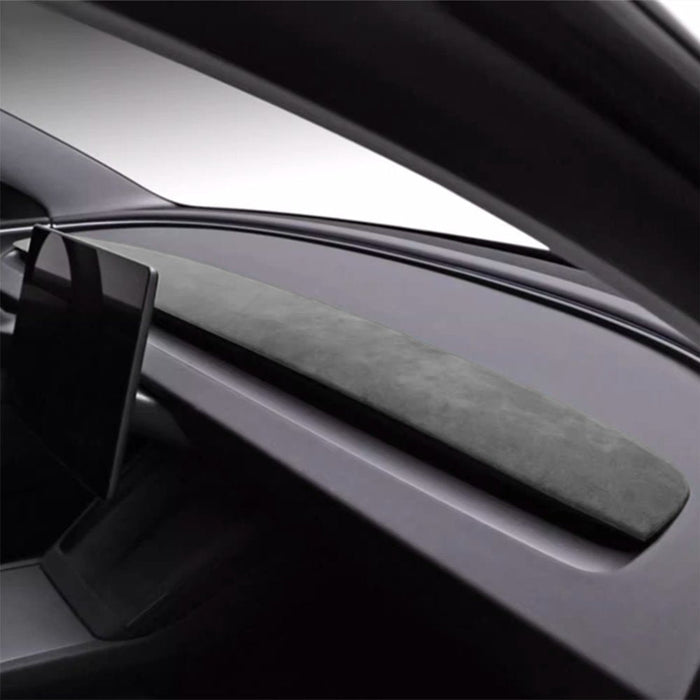 Alcantara Spliced Dash Trim for Tesla Model 3 Highland / Model Y Juniper (2PCS)