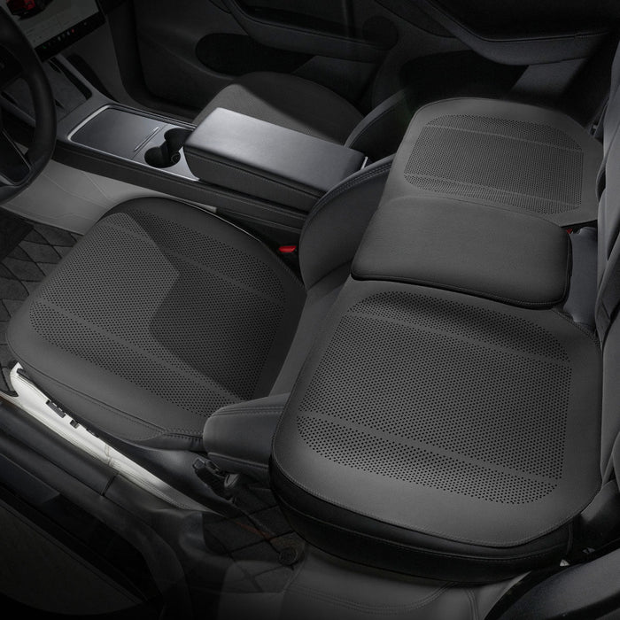 All-Wheather Nappa Leather Car Seat Covers for Tesla Model 3/Y/S/X