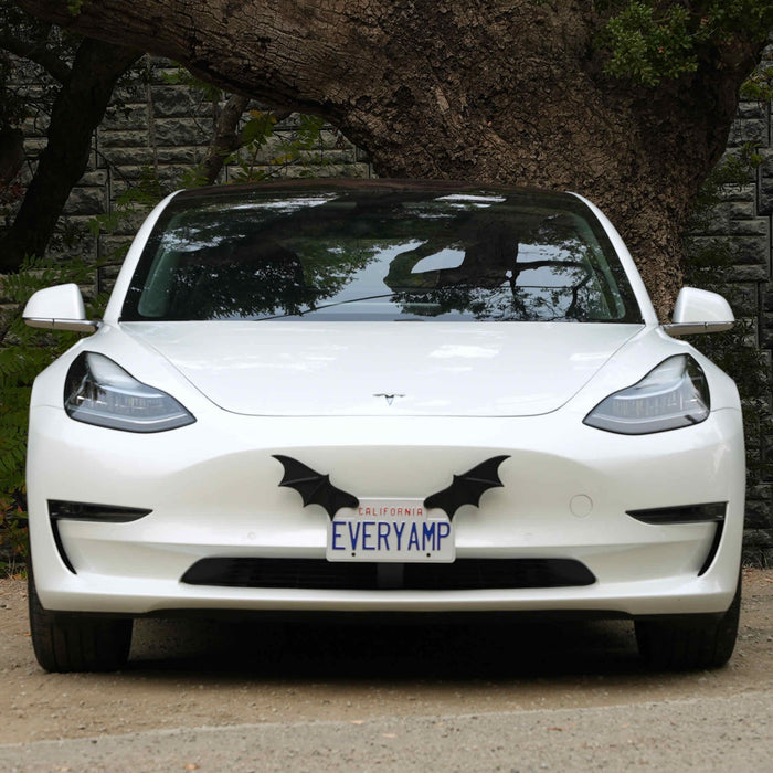 License Plate Bat Wings