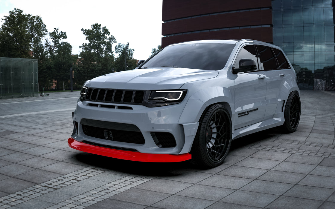 Jeep Trackhawk Front Splitter fitted