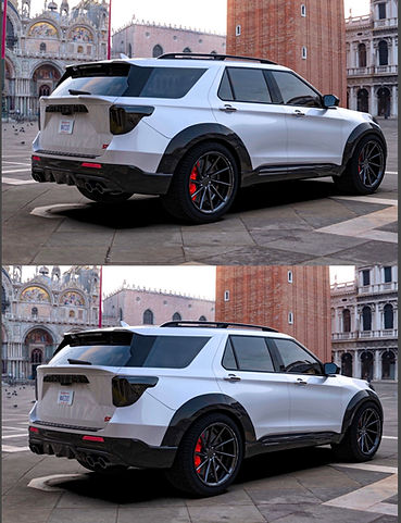 Ford Explorer Rear Mid Spoiler