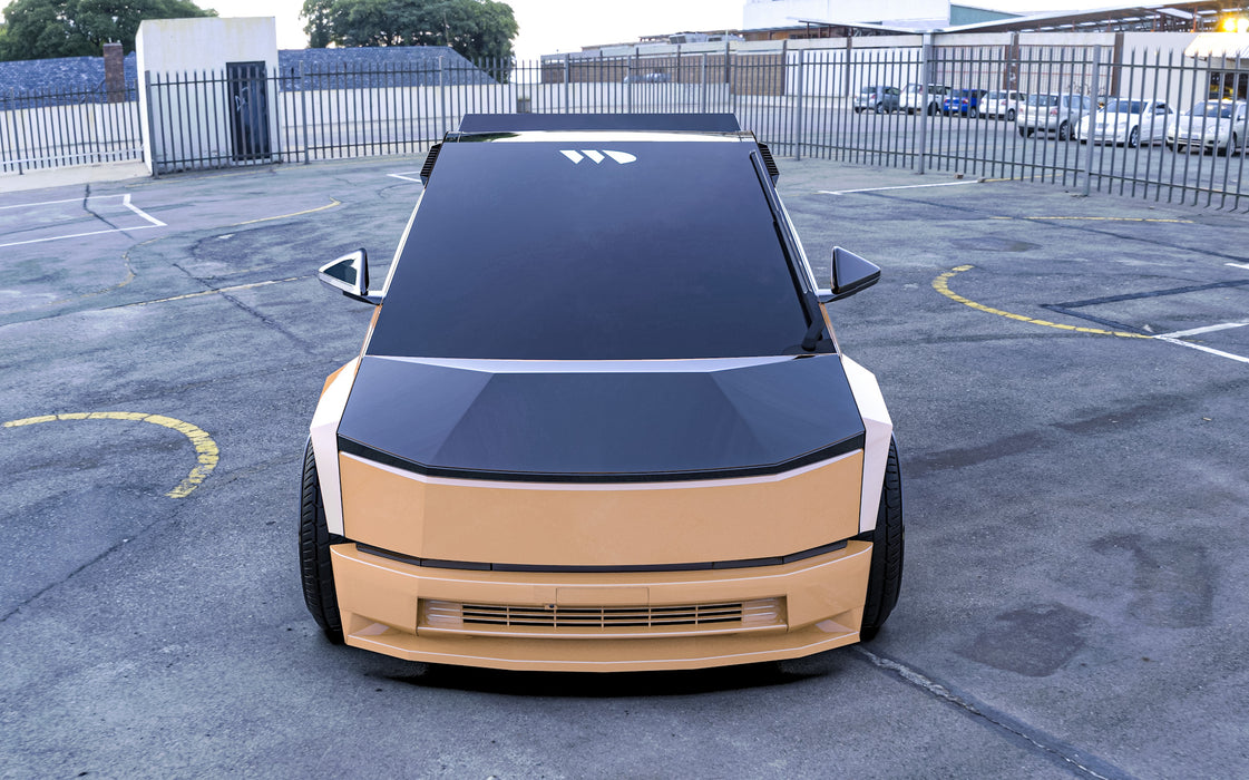 Tesla Cybertruck side scoops by Waido
