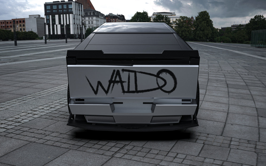 Tesla Cybertruck 2.0 Rear Top Spoiler by Waido