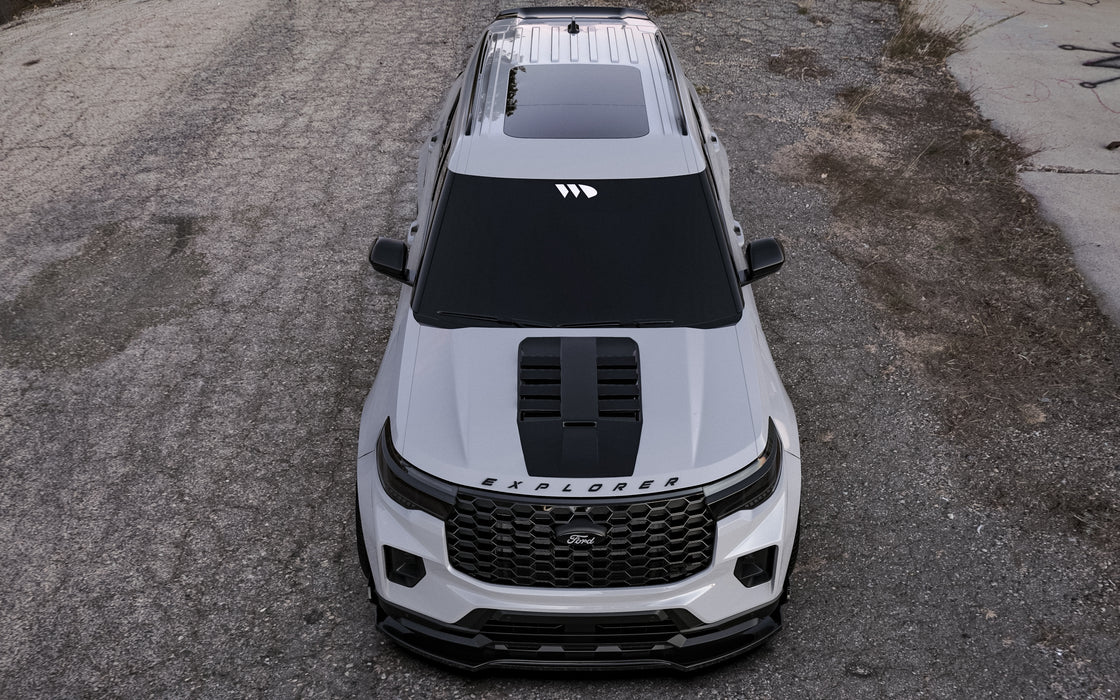 Ford Explorer ST 2026 front splitter with side aero wings
