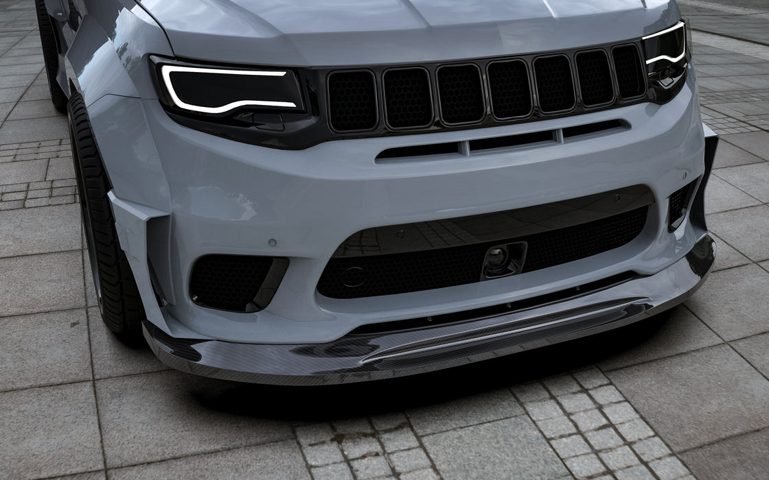Jeep Trackhawk Front Splitter detail