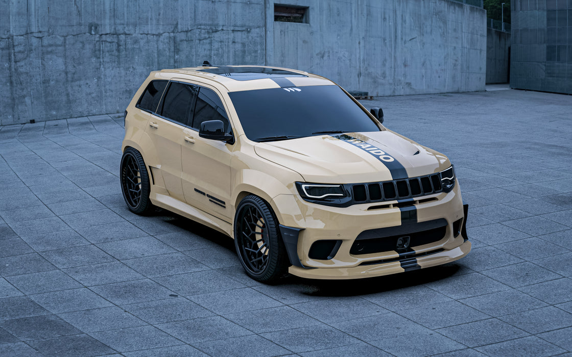 Jeep Trackhawk Front Splitter close up