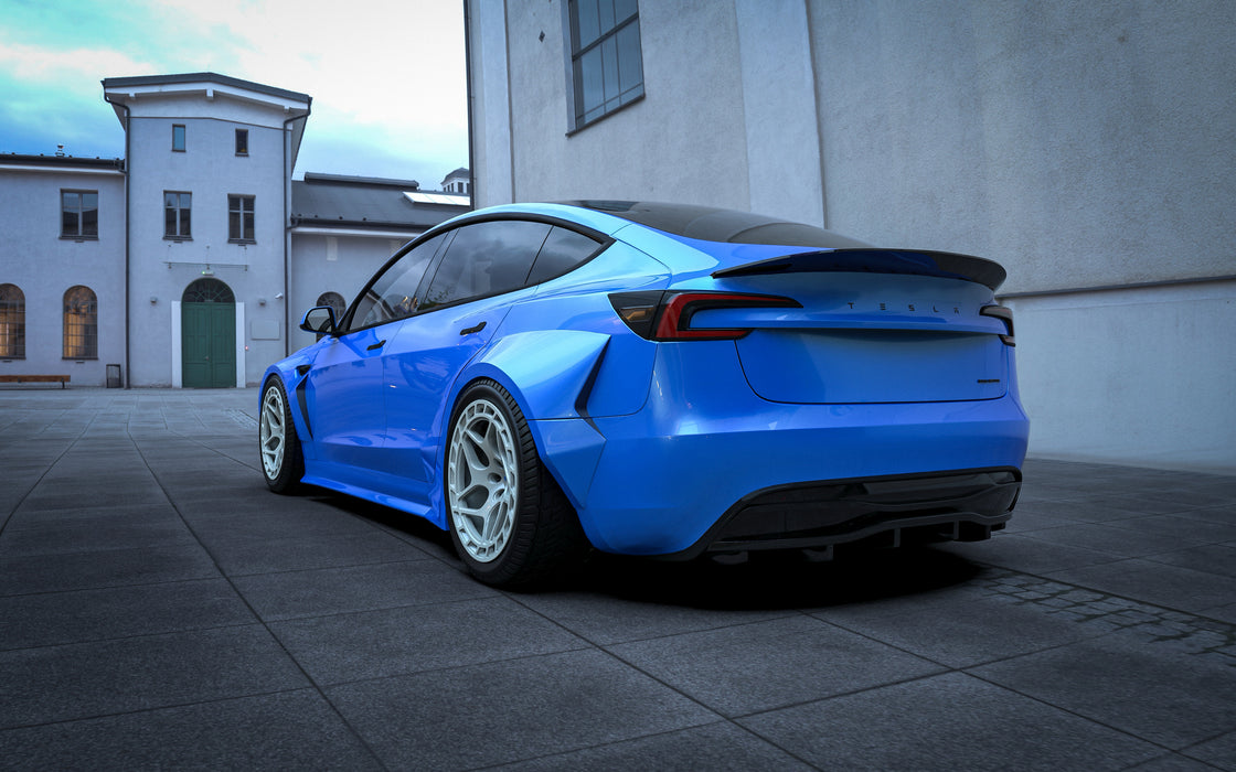 Tesla Model 3 Highland widebody fender flares